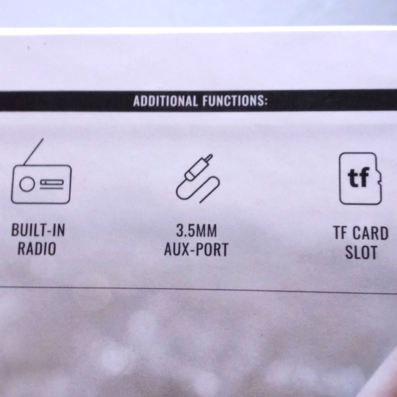 Wireless Bluetooth Speaker Waterproof Radio with Built-In Speakers - Picture 4 of 7